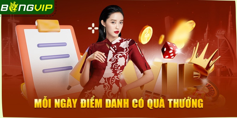 Điểm danh mỗi ngày nhận thưởng hot chỉ với vài thao tác đơn giản